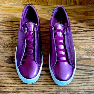 Brand new metallic magenta women’s Keds platform sneaker.